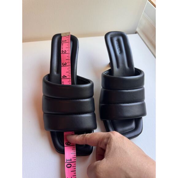 Vince black kitten heel Ceil Mule size 37/ US 7 - Picture 7 of 11